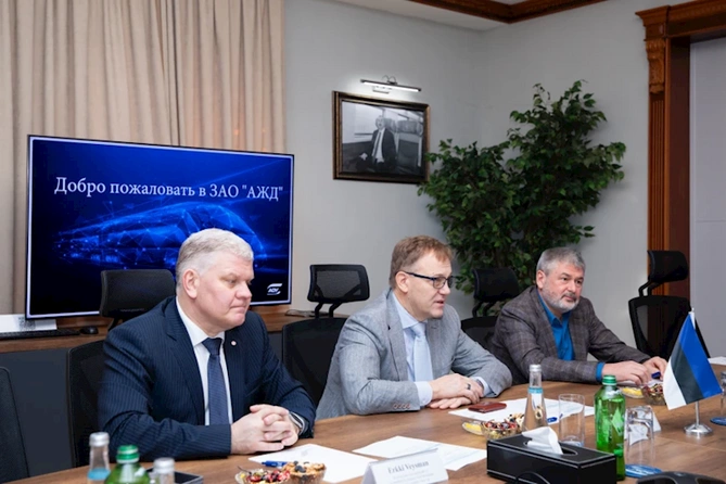 Azərbaycan və Estoniya arasında dəmir yolu sahəsində əməkdaşlığının genişləndirilməsi müzakirə edilib — FOTOLAR Azərbaycan və Estoniya arasında dəmir yolu sahəsində əməkdaşlığının genişləndirilməsi müzakirə edilib — FOTOLAR