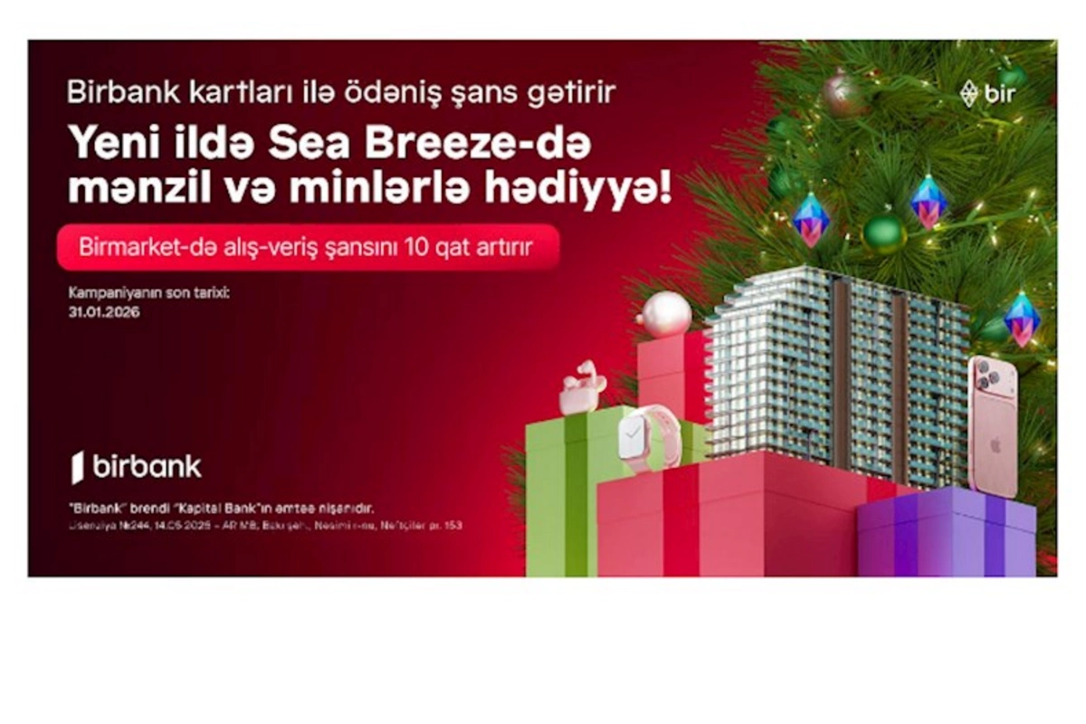 Birbank kartları ilə ödəniş See Breeze-də mənzil qazandırır