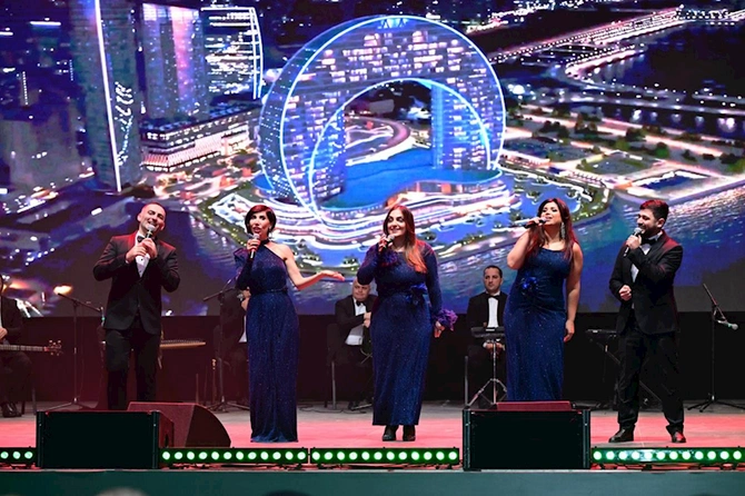 Dağlar qoynundakı Kəlbəcərdə bayram konserti — FOTOLAR