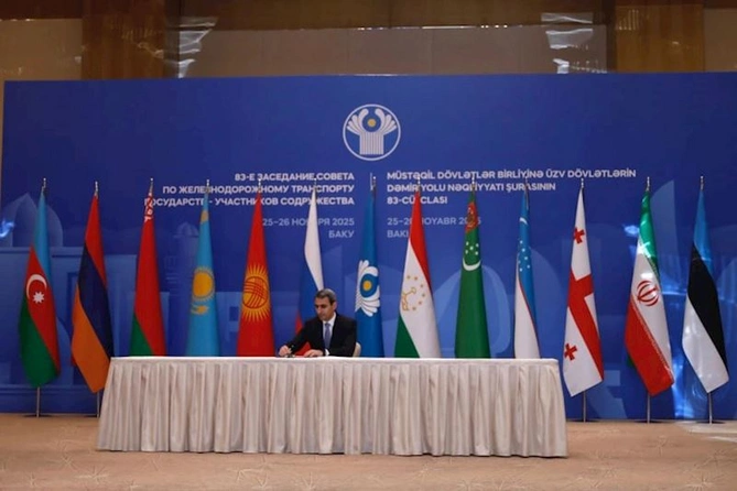 Bakıda MDB Dəmiryol Nəqliyyatı Şurasının 83-cü iclası KEÇİRİLDİ — FOTOLAR