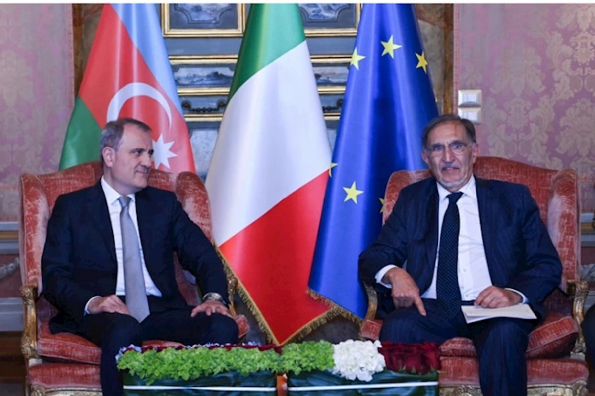 Ceyhun Bayramov İtaliya Senatının Sədri ilə görüşüb — FOTOLAR