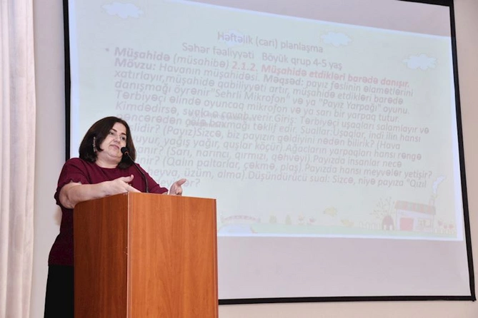 Bağça müəllimləri üçün təlimlər keçirilib — FOTOLAR