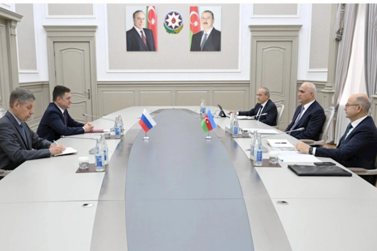 Şahin Mustafayev Rusiya hökuməti sədrinin müavini ilə görüşüb