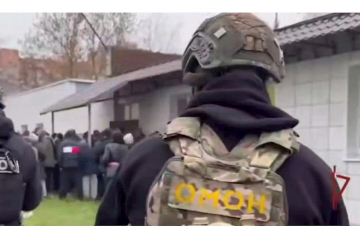 Rusiyada OMON məscidə hücum etdi: 37 nəfər SAXLANILDI — ANBAAN VİDEO