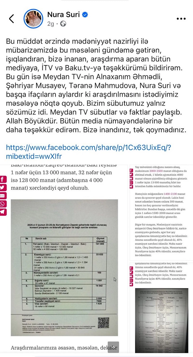 Nura Surinin ifşaedici PORTRETİ Nura Surinin ifşaedici PORTRETİ