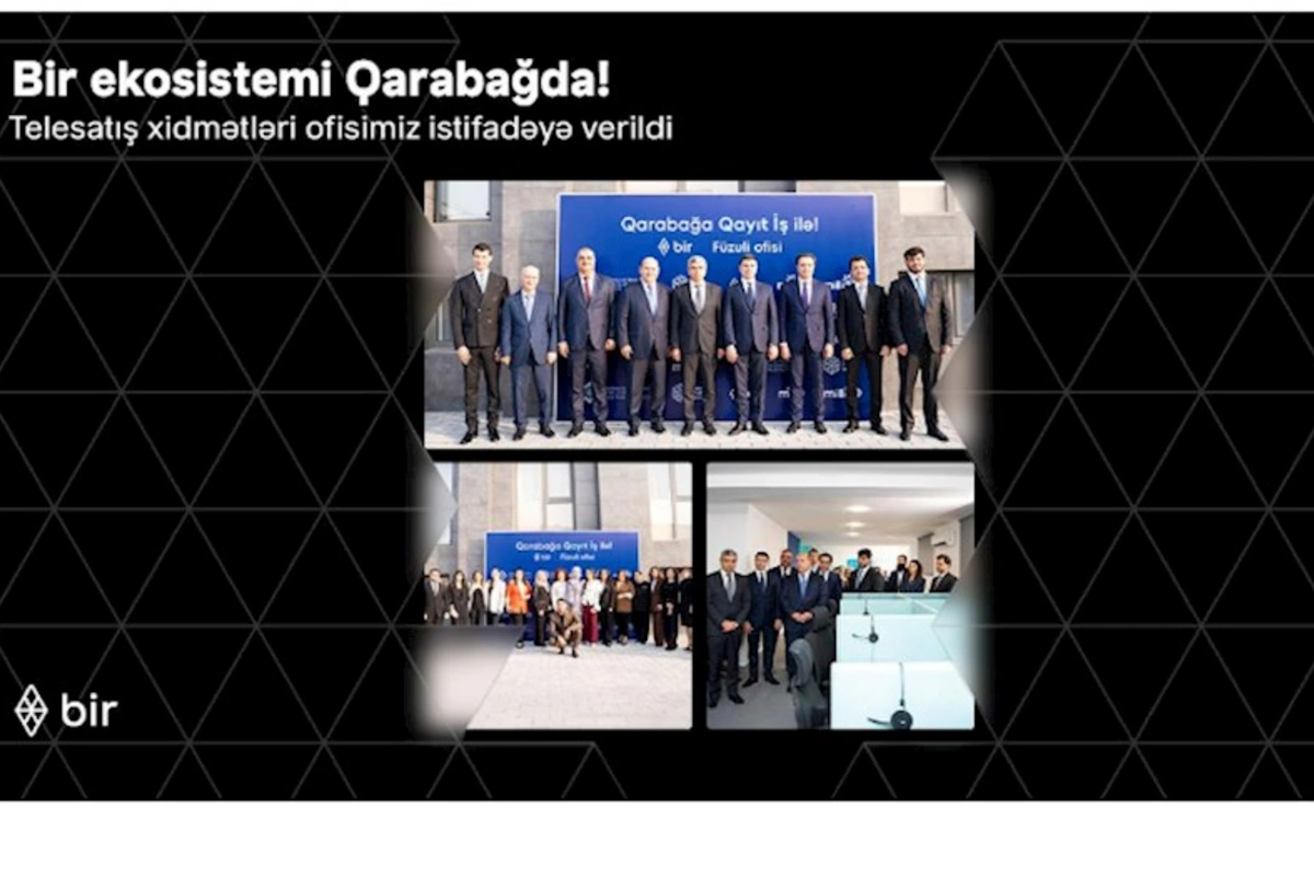 Bir ekosistemindən Qarabağda daha bir təşəbbüs: m10 və Milliön telesatış xidmətləri üçün yeni ofis açıldı