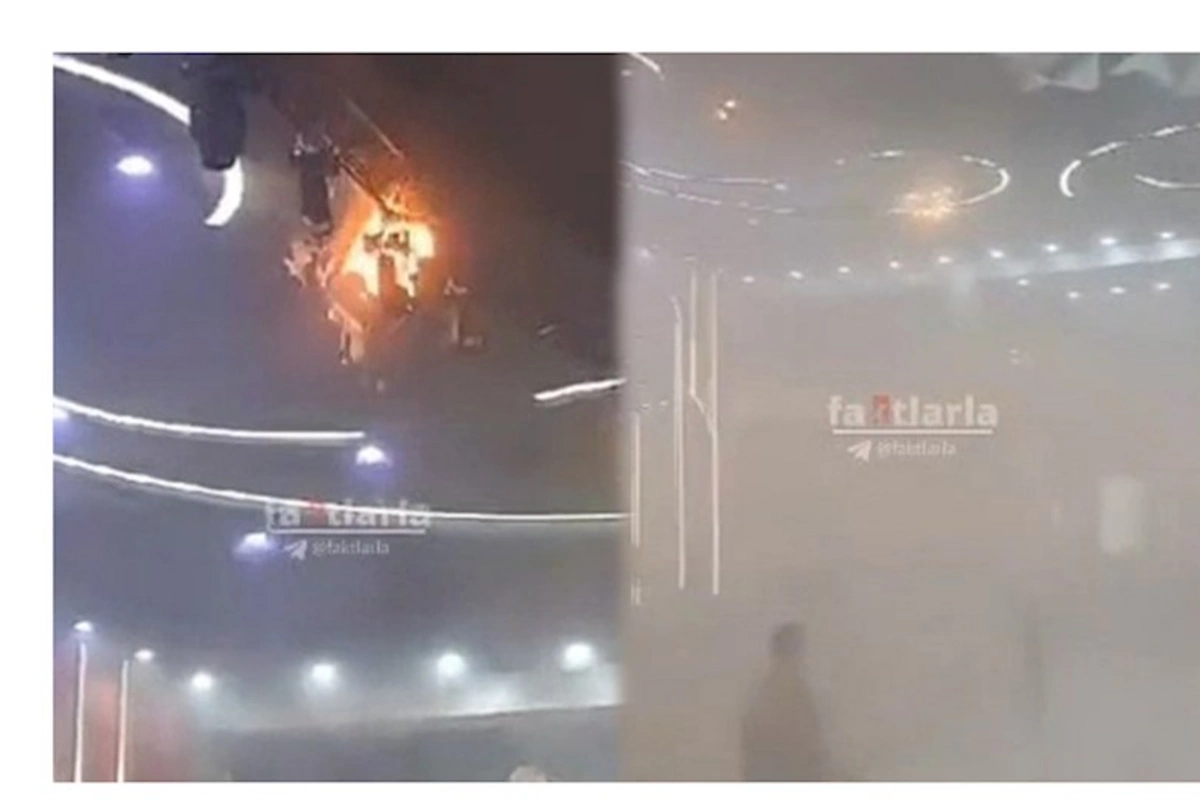 Bakıda toy zamanı şadlıq evində yanğın — “Zalda bir nəfər qalmasın”(VİDEO/FOTO)
