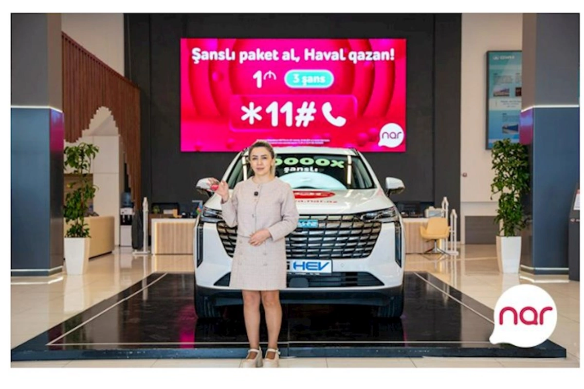 “Nar” daha bir abunəçisini “Haval H6 Ultra” avtomobili ilə sevindirdi