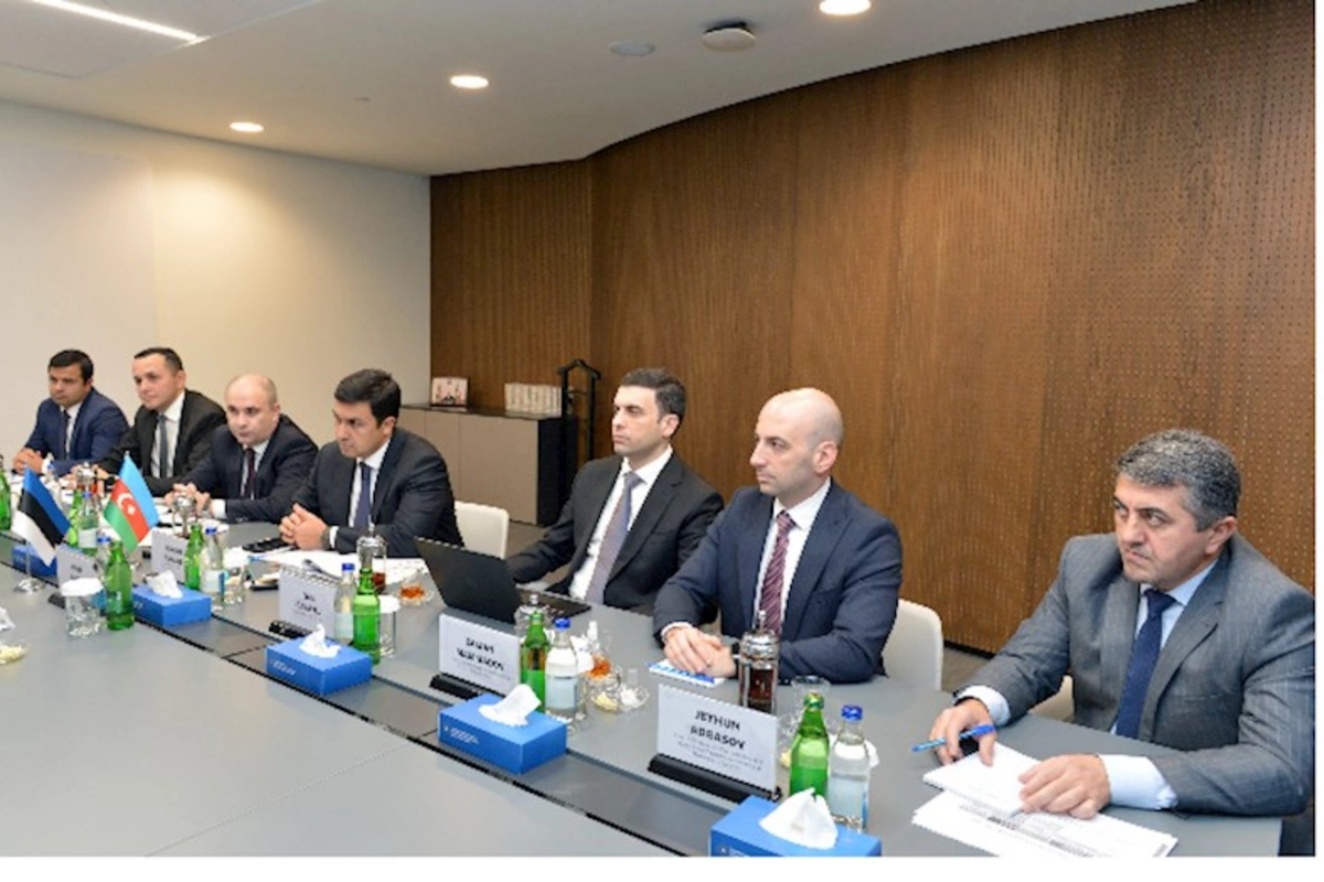 Dövlət Vergi Xidmətinin rəisi estoniyalı həmkarı ilə görüşüb — FOTO