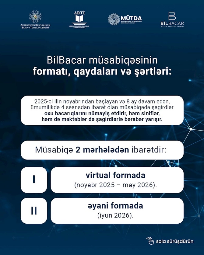 Şagirdlərin nəzərinə: BilBacar müsabiqəsinin qaydaları — FOTOLAR