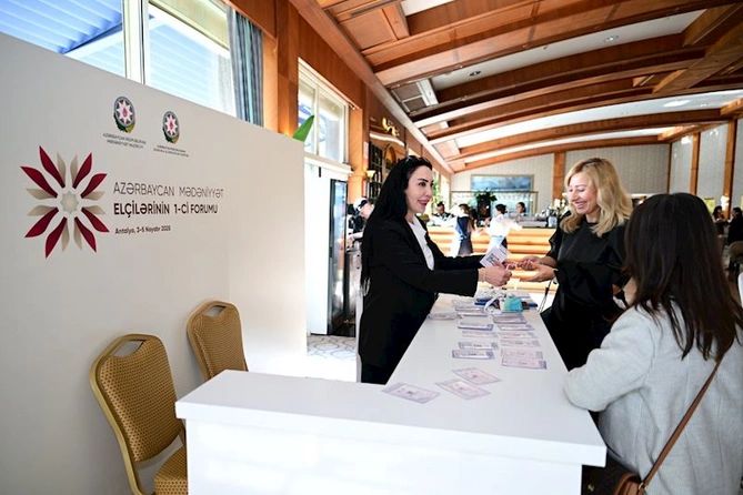 Antalyada Azərbaycan Mədəniyyət Elçilərinin I Forumunun açılışı keçirilib — FOTOLAR Antalyada Azərbaycan Mədəniyyət Elçilərinin I Forumunun açılışı keçirilib — FOTOLAR