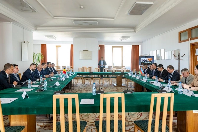 Azərbaycan nümayəndə heyətinin Rumıniya Senatında görüşü keçirilib — FOTOLAR