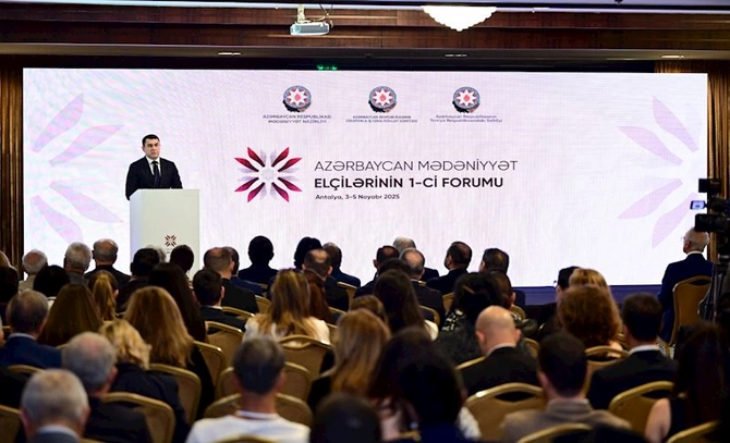 Antalyada Azərbaycan Mədəniyyət Elçilərinin I Forumunun açılışı keçirilib — FOTOLAR Antalyada Azərbaycan Mədəniyyət Elçilərinin I Forumunun açılışı keçirilib — FOTOLAR
