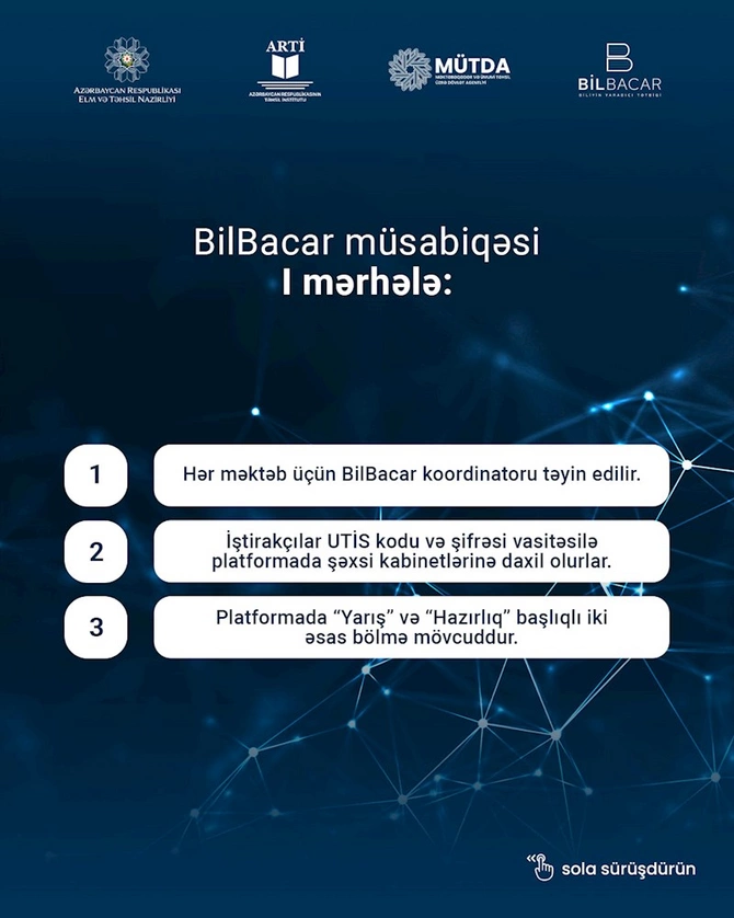 Şagirdlərin nəzərinə: BilBacar müsabiqəsinin qaydaları — FOTOLAR