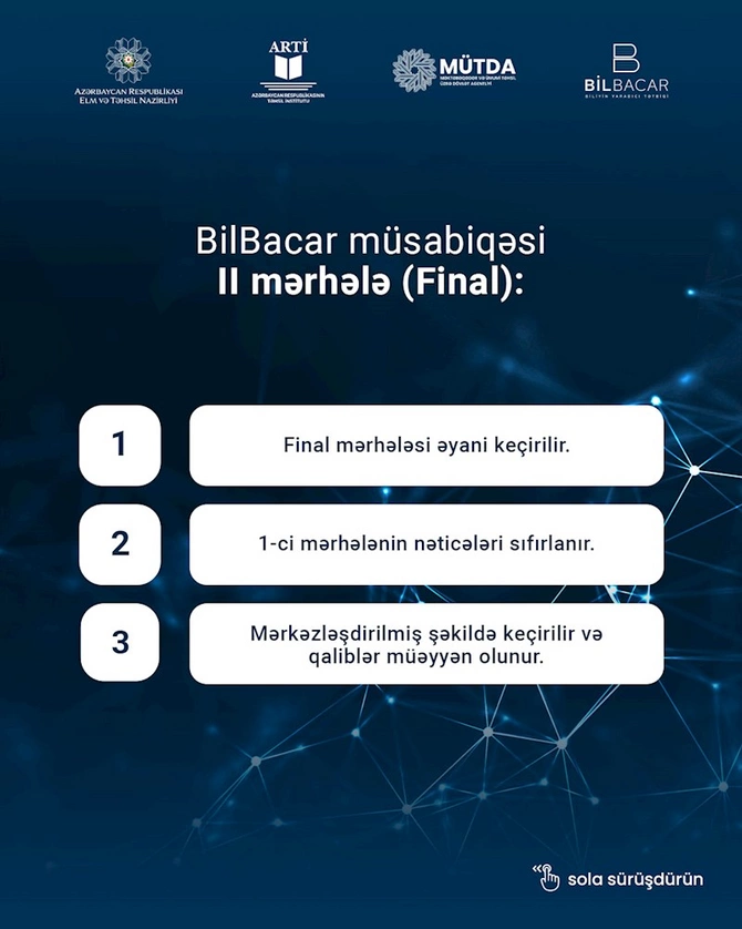 Şagirdlərin nəzərinə: BilBacar müsabiqəsinin qaydaları — FOTOLAR