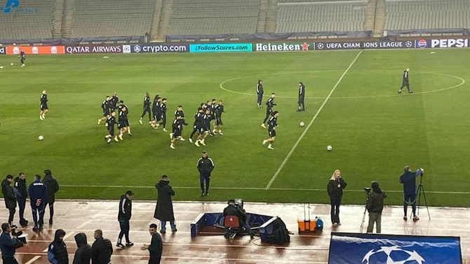 Qarabağ”ın “Çelsi” ilə oyunundan öncəki son məşqindən FOTOLAR