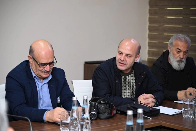 MEDİA-da türkiyəli jurnalistlərlə görüş keçirildi — FOTOLAR MEDİA-da türkiyəli jurnalistlərlə görüş keçirildi — FOTOLAR