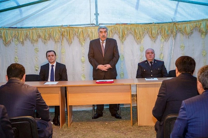 İcra başçısı Salyanda səyyar qəbul keçirdi — FOTOLAR