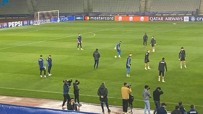 Qarabağ”ın “Çelsi” ilə oyunundan öncəki son məşqindən FOTOLAR