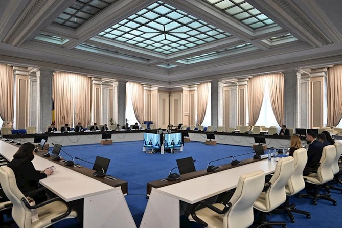 Azərbaycan nümayəndə heyəti Rumıniya Parlamentinin Deputatlar Palatasında olub — FOTOLAR Azərbaycan nümayəndə heyəti Rumıniya Parlamentinin Deputatlar Palatasında olub — FOTOLAR