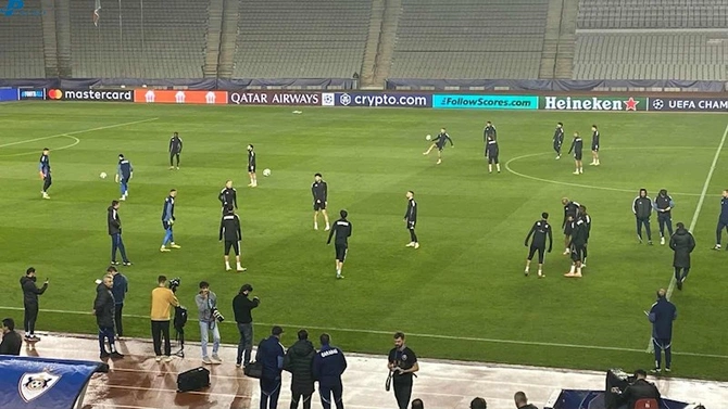 Qarabağ”ın “Çelsi” ilə oyunundan öncəki son məşqindən FOTOLAR