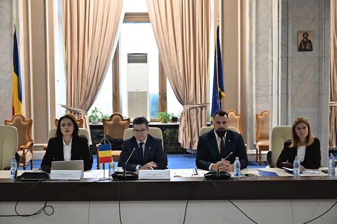 Azərbaycan nümayəndə heyəti Rumıniya Parlamentinin Deputatlar Palatasında olub — FOTOLAR Azərbaycan nümayəndə heyəti Rumıniya Parlamentinin Deputatlar Palatasında olub — FOTOLAR
