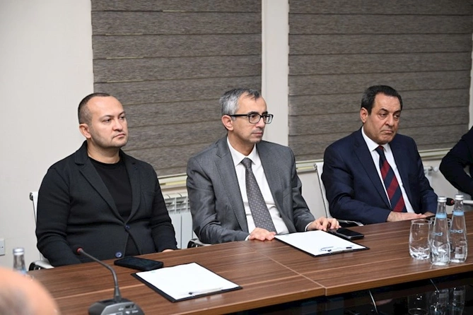 MEDİA-da türkiyəli jurnalistlərlə görüş keçirildi — FOTOLAR MEDİA-da türkiyəli jurnalistlərlə görüş keçirildi — FOTOLAR
