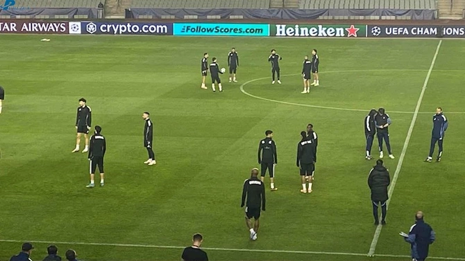Qarabağ”ın “Çelsi” ilə oyunundan öncəki son məşqindən FOTOLAR
