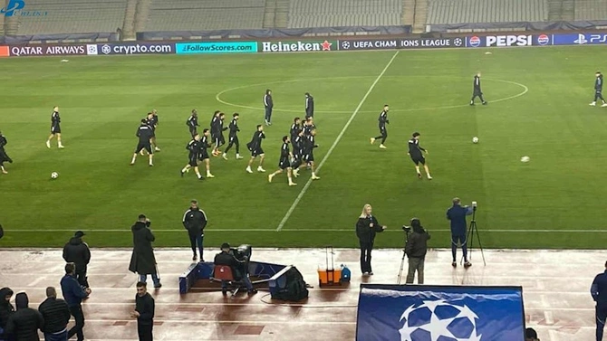 Qarabağ”ın “Çelsi” ilə oyunundan öncəki son məşqindən FOTOLAR