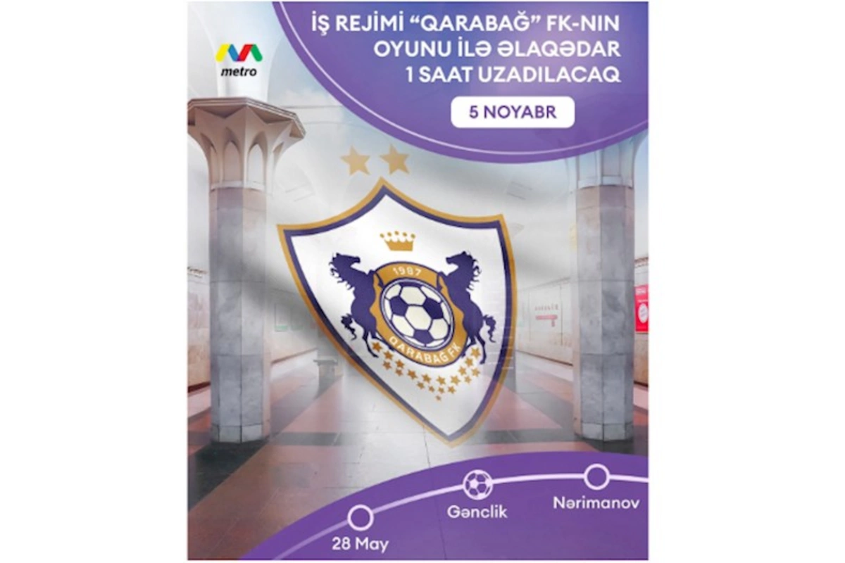 Bakı metrosunun iş saatı uzadıldı
