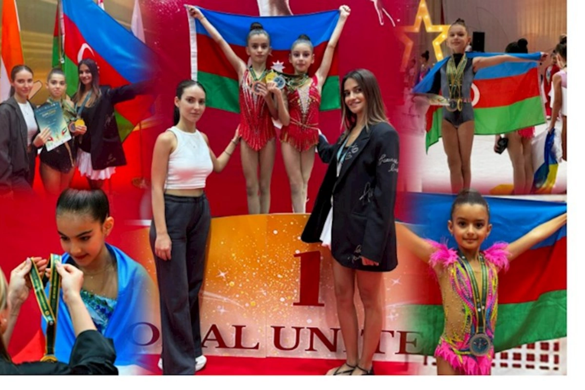 ProSport Gimnastika Klubunun yetirmələri Dubayda keçirilən beynəlxalq turnirdə uğur qazanıblar — FOTOLAR