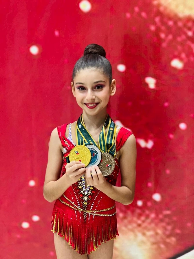 ProSport Gimnastika Klubunun yetirmələri Dubayda keçirilən beynəlxalq turnirdə uğur qazanıblar — FOTOLAR