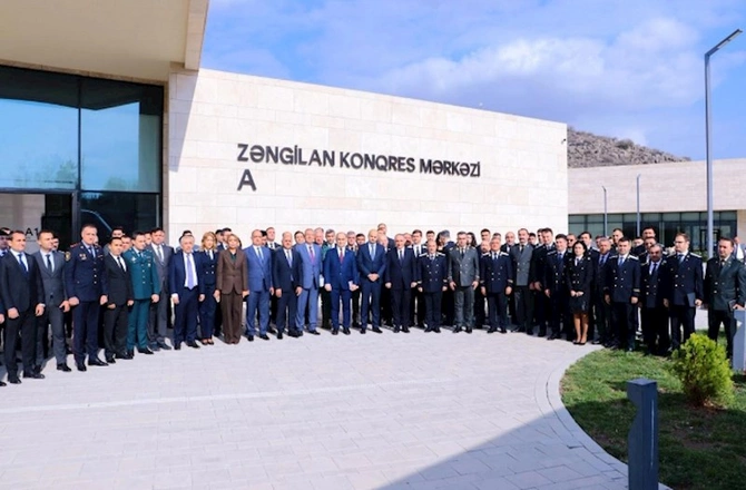 Baş prokurorun iştirakı ilə Zəngilanda ağacəkmə aksiyası keçirilib — FOTOLAR