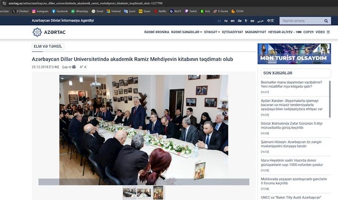 Rektordan Ramiz Mehdiyevlə bağlı inanılmaz sözlər: “Filosof”, “müdrik dövlət xadimi”… Rektordan Ramiz Mehdiyevlə bağlı inanılmaz sözlər: “Filosof”, “müdrik dövlət xadimi”…