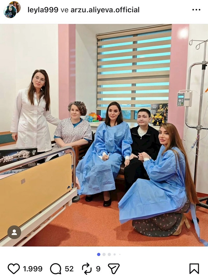 Leyla Əliyeva paylaşım etdi