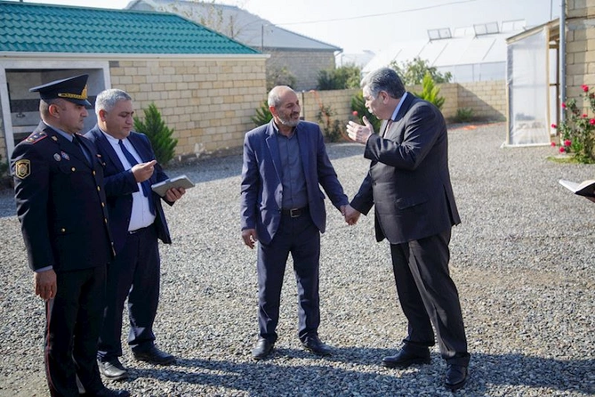 İcra başçısı şəhidlərin ailələrini ziyarət edir — FOTOLAR