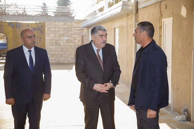 İcra başçısı şəhidlərin ailələrini ziyarət edir — FOTOLAR