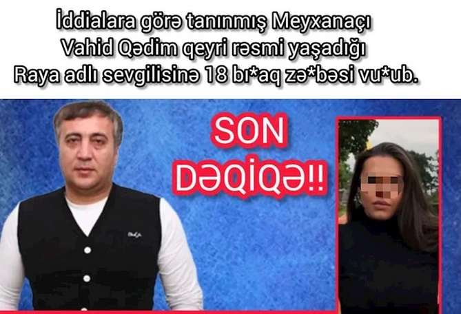 Məşhur meyxanaçı ilə bağlı dəhşətli xəbər yayıldı — FOTO
