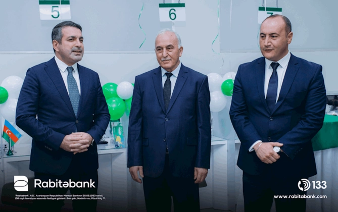 Rabitəbank yeni konseptli Naxçıvan filialinin açılışını etdi — FOTOLAR
