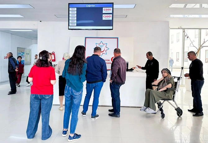 Yevlax və Biləsuvar rayon mərkəzi xəstəxanalarında elektron növbə sistemi istifadəyə verilib — FOTOLAR Yevlax və Biləsuvar rayon mərkəzi xəstəxanalarında elektron növbə sistemi istifadəyə verilib — FOTOLAR