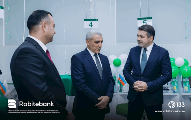 Rabitəbank yeni konseptli Naxçıvan filialinin açılışını etdi — FOTOLAR