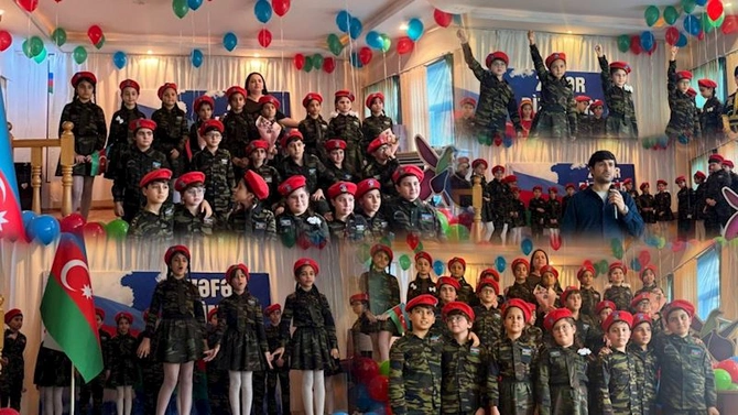 “Ankara Məktəbi Məktəb Liseyində Zəfər Gününə həsr olunan tədbir hər kəsi kövrəltdi — FOTOLAR