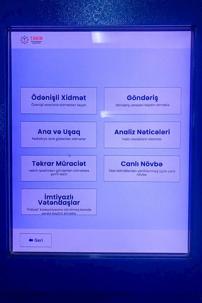 Yevlax və Biləsuvar rayon mərkəzi xəstəxanalarında elektron növbə sistemi istifadəyə verilib — FOTOLAR Yevlax və Biləsuvar rayon mərkəzi xəstəxanalarında elektron növbə sistemi istifadəyə verilib — FOTOLAR