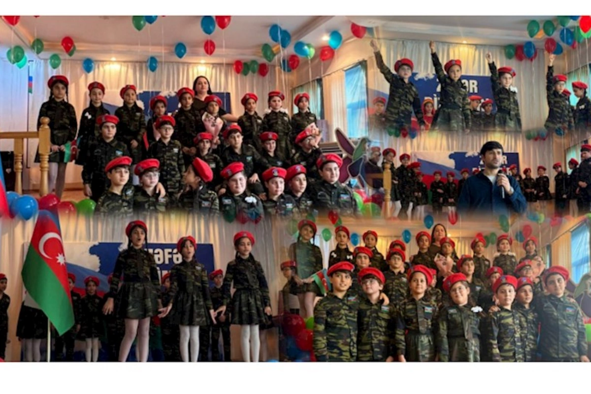 “Ankara Məktəbi Məktəb Liseyində Zəfər Gününə həsr olunan tədbir hər kəsi kövrəltdi — FOTOLAR