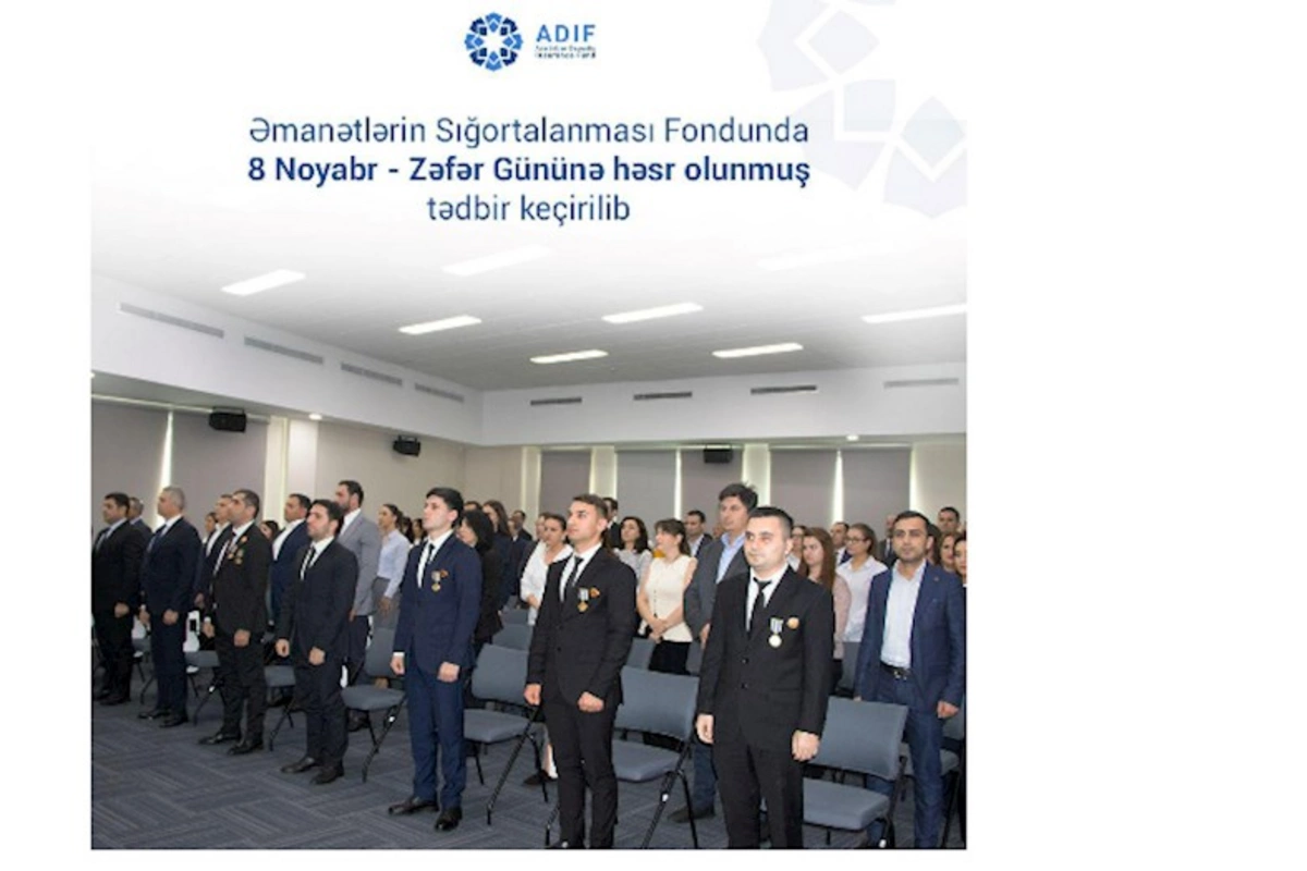 Əmanətlərin Sığortalanması Fondunda 8 Noyabr — Zəfər Gününə həsr olunmuş tədbir keçirilib (FOTOLAR)