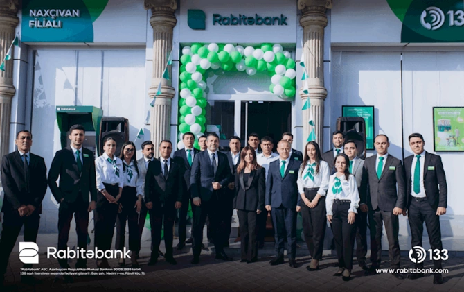 Rabitəbank yeni konseptli Naxçıvan filialinin açılışını etdi — FOTOLAR