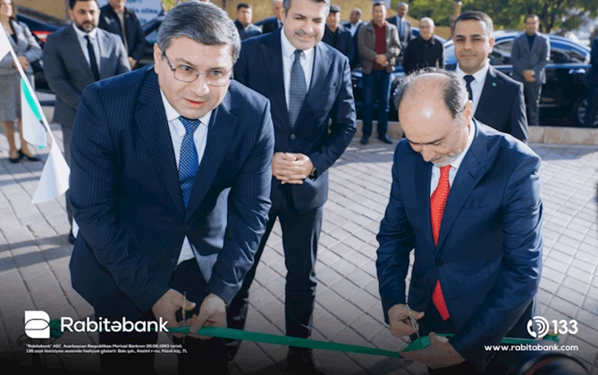 Rabitəbank yeni konseptli Naxçıvan filialinin açılışını etdi — FOTOLAR