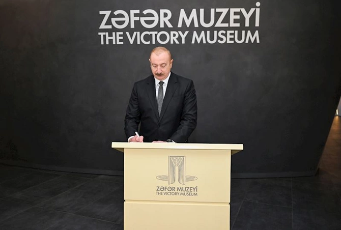 Bakıda Zəfər muzeyinin açılışı olub — FOTOLAR