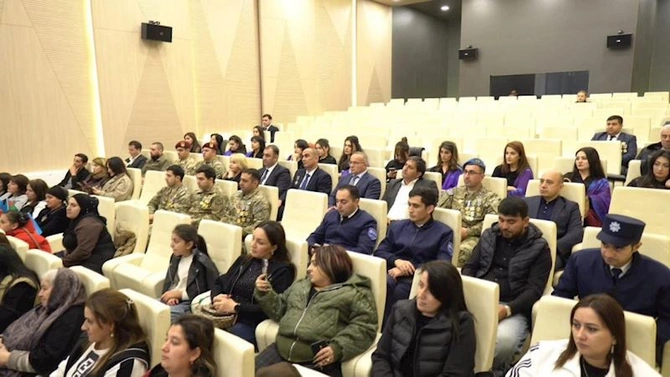 Gəncədə “Zəfər övladlarının mədəniyyətdə bir günü” adlı tədbir keçirilib — FOTOLAR