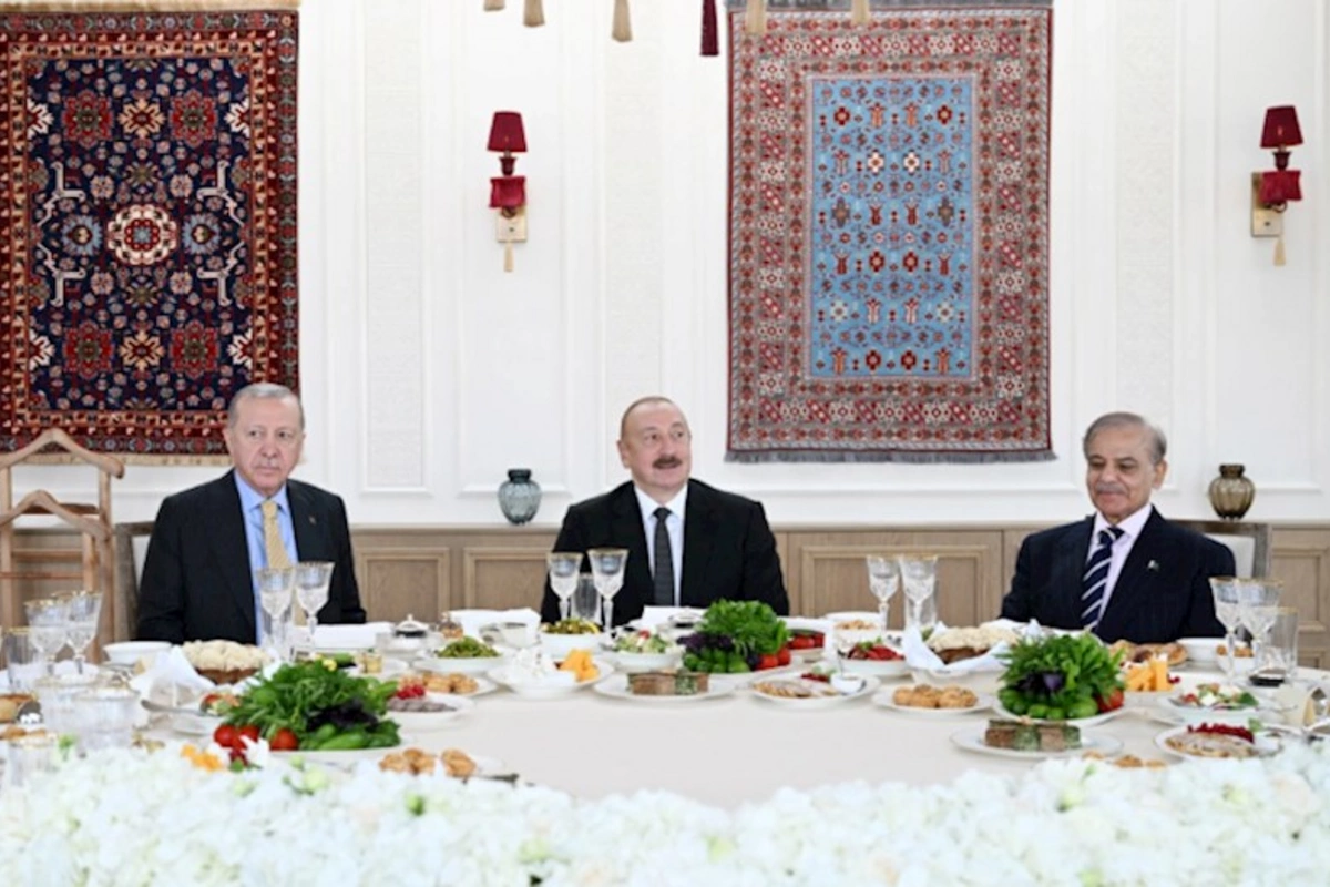 Liderlər birgə nahar etdilər — FOTO